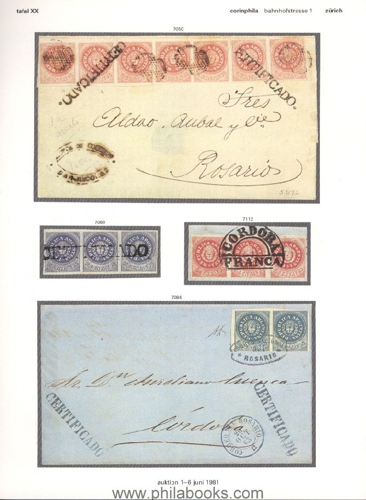 Corinphila, Auktion 066, 1981-06, Argentinien, Schweiz, Uruguay