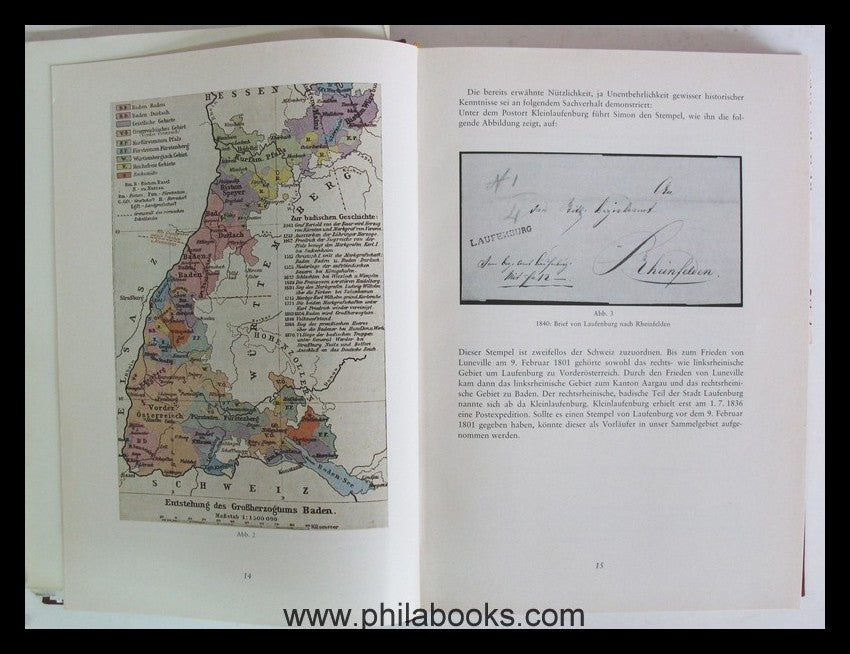 Graf, E., Handbuch der badischen Vorphilatelie 1700-1851, 1971, Po ...