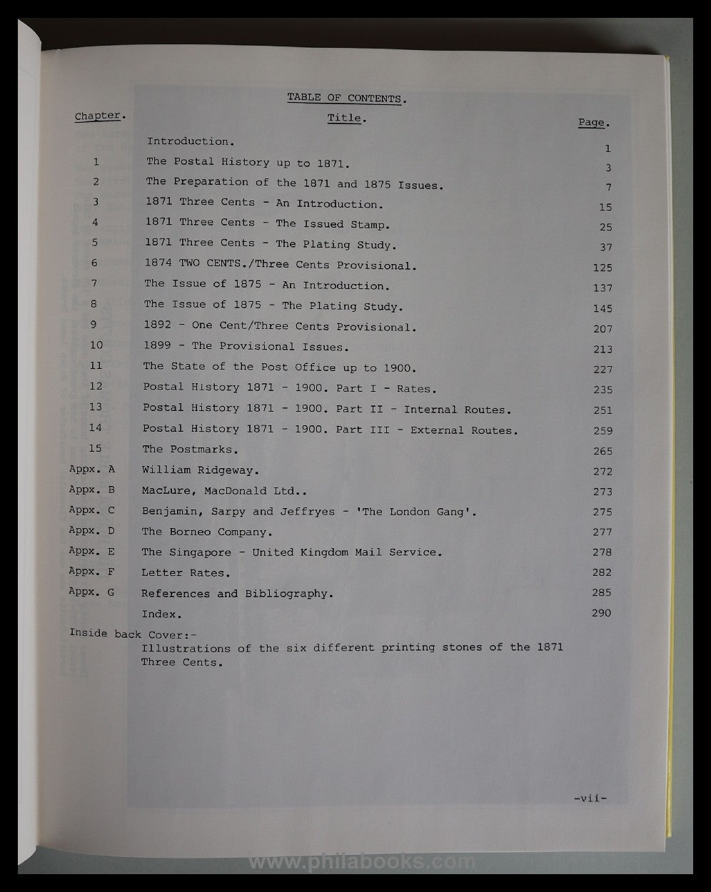 Batty-Smith/Watterson, Sarawak- The Issues of 1871 and 1875, Plati ...