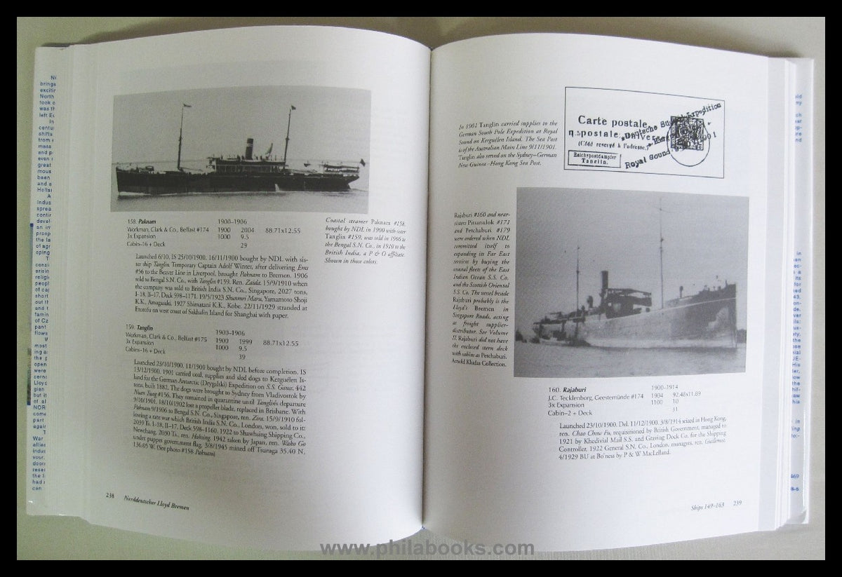 Drechsel, E., North German Lloyd Bremen. Vol I & II, 1857-1918/ 1 ...