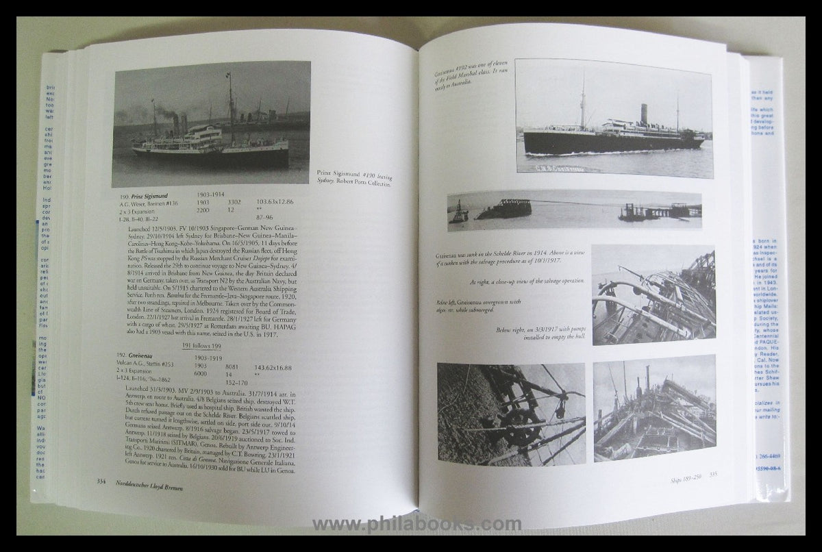 Drechsel, E., North German Lloyd Bremen. Vol I & II, 1857-1918/ 1 ...
