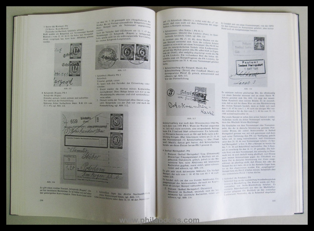 Büchner, H., Contributions to the postal history of Mecklenburg-Western Pomerania, ...