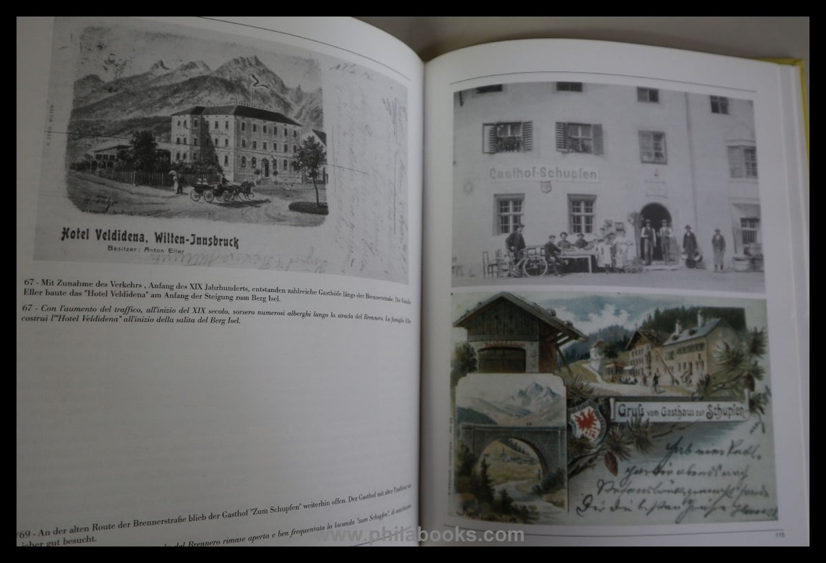 Dal Negro/Rungg, Postgasthöfe und Stationen an der Brennerstraße, ...
