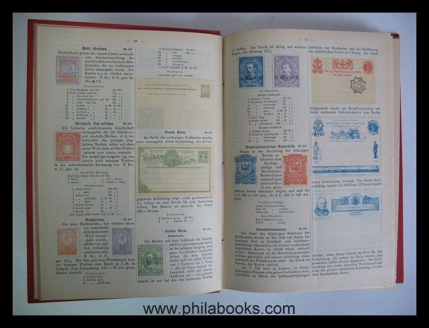 Senf, Illustriertes Briefmarken Journal, Jg, 1891, hier im bekannt ...