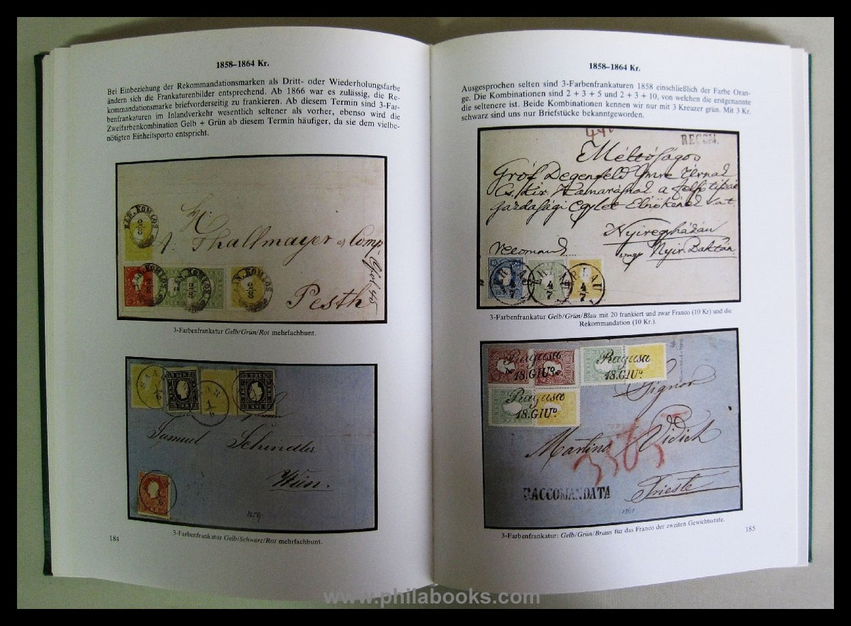 Jerger, Dr. A., Monograph of frankings 1850-1867, General ...