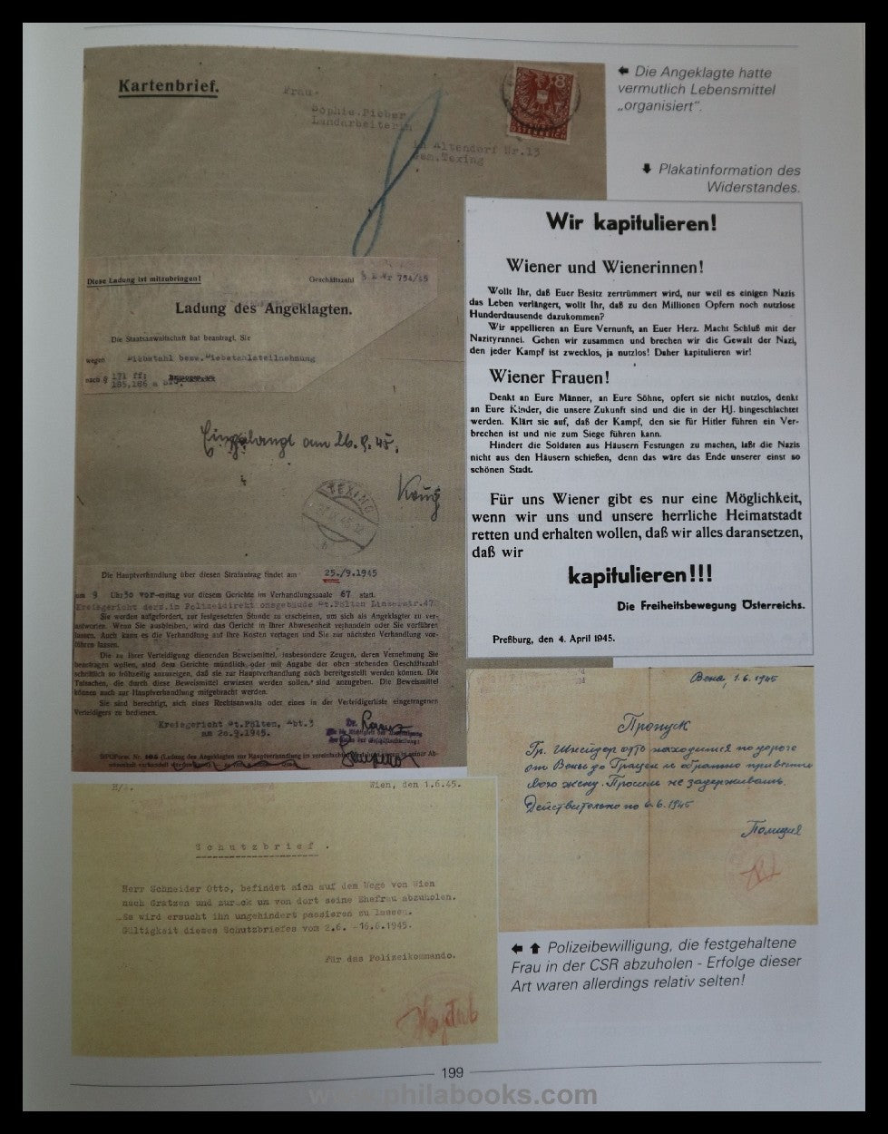 Falleis, Fr. H., Austria 1945, Third Reich, end of war, 2nd R...