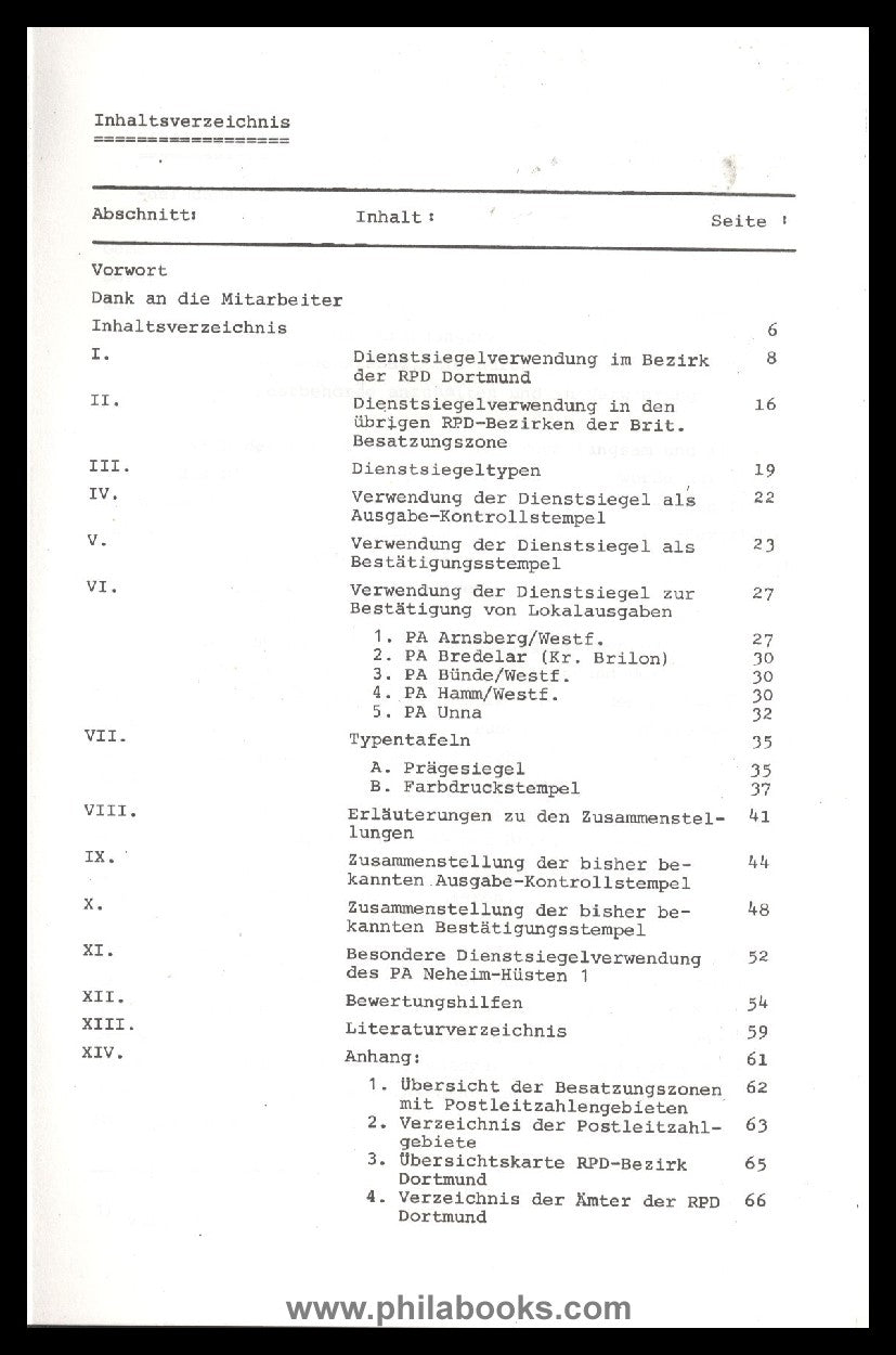 Andriesen, J., Handbuch, Dienstsiegelverwendung im Bezirk der RPD ...