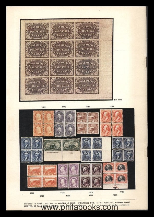 RobsonLowe, Auktion, 1971-05