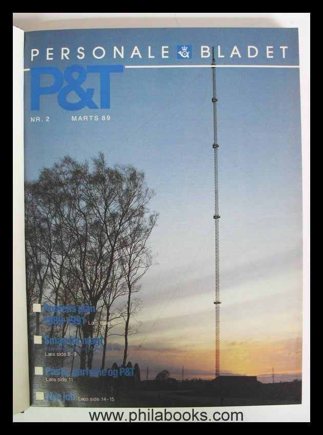 P & Personale Bladet, Nr. 2 - 1989 bis Nr. 11 November 1991 kpl., ...