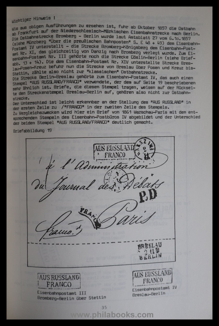Popp, I., Die Königlich Preußische Ostbahn und die auf ihren Strec ...