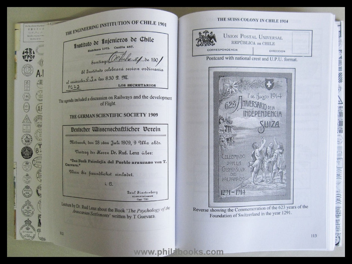 Brinkgreve/ West, The Postal History of Chile, 2002, Postgeschicht ...