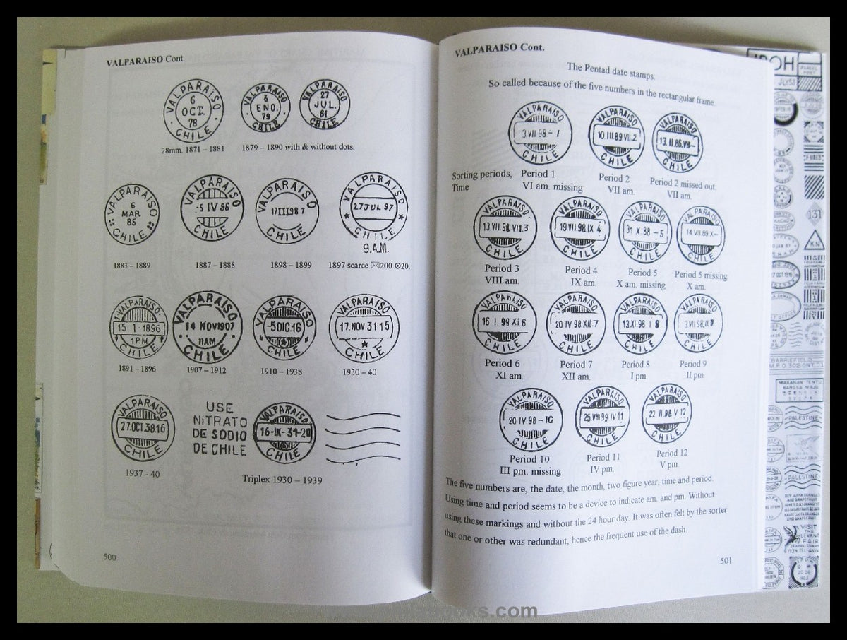 Brinkgreve/ West, The Postal History of Chile, 2002, Postgeschicht ...