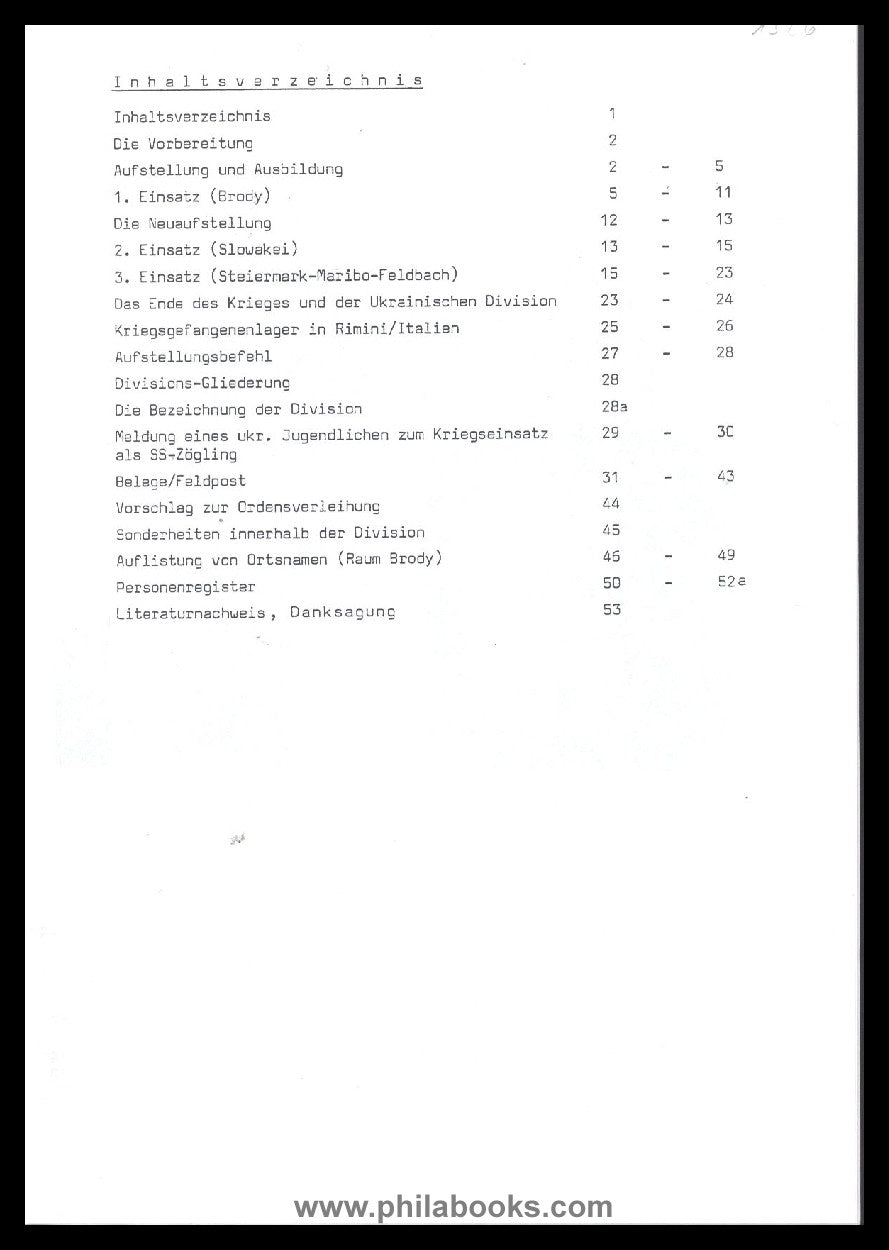 Josten, E., Generalgouvernement 1939 - 1945, Die Geschichte der uk ...