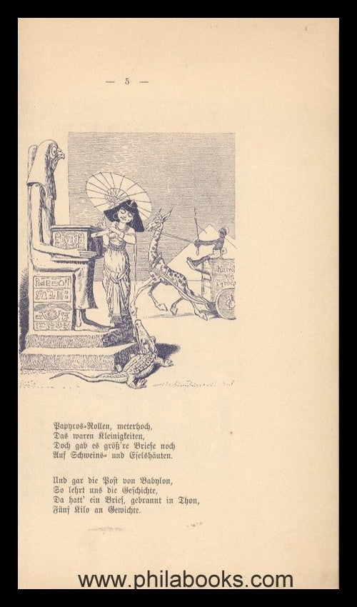 Schäffer, H., 'Anno Dazumal', Postalische Dichtungen, illustriert ...