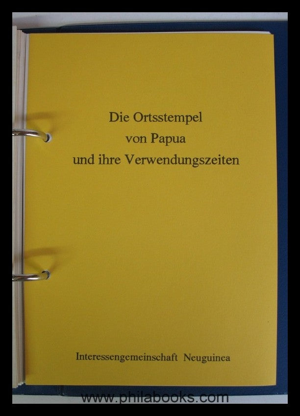 Handbuch Neuguinea, Loseblatt im Orig.-Ringbinder, 1988-92, bis da ...
