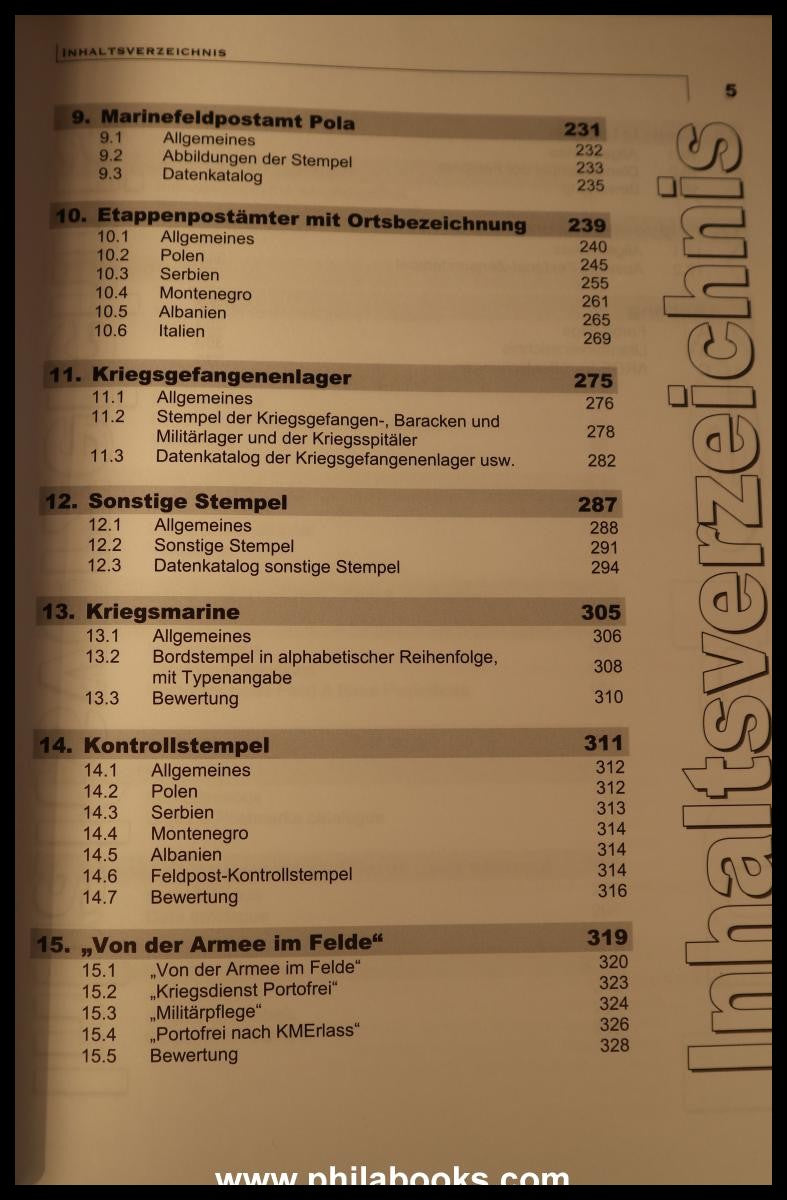 Rainer, Herwig: Stempel-Handbuch der K.u.K. Feldpost in Österreich ...