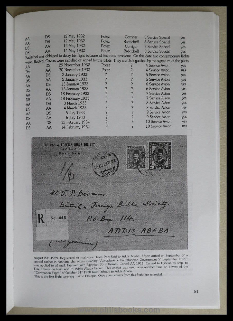Sciaky, R., Ethiopia 1867 - 1936, History, Stamps and Postal Histo ...