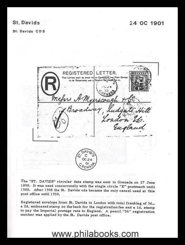 Walker, Dan: Grenada's Postal History 1764-1913, British Caribbean ...