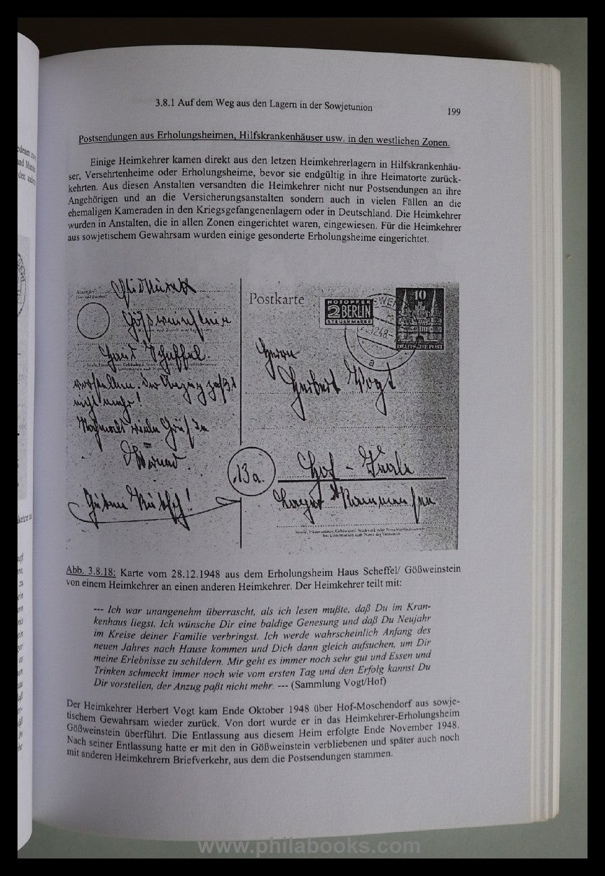 Boddenberg, W., Letzte Post der Kriegsgefangenen des Zweiten Weltk ...