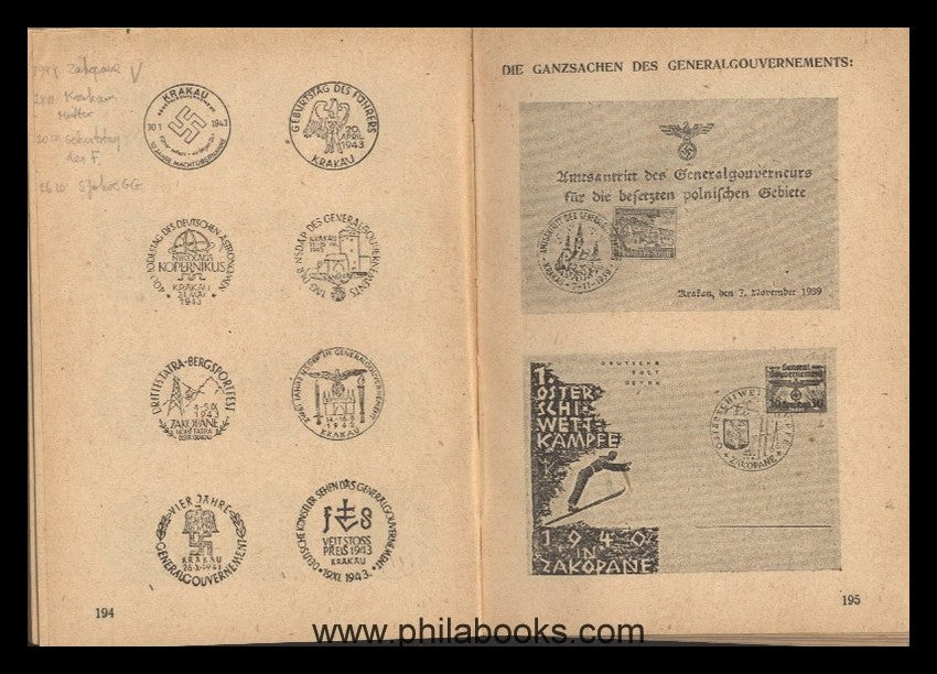 Mikstein, Prof. St.: Pionier-Katalog 1944, Die Briefmarken des Gen ...