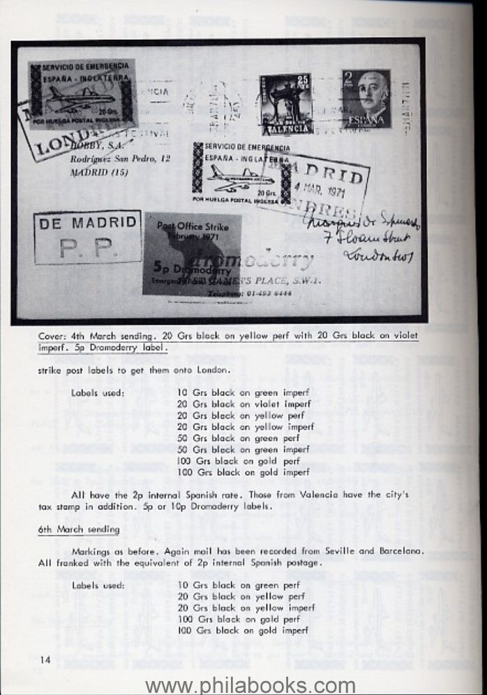 Shelley, RG, The 1971 British Postal Strike, The Madrid to London ...