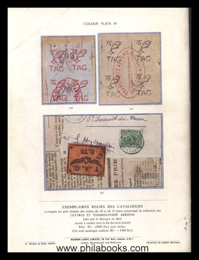 RobsonLowe, Auktion, 1959-03 'Bute'