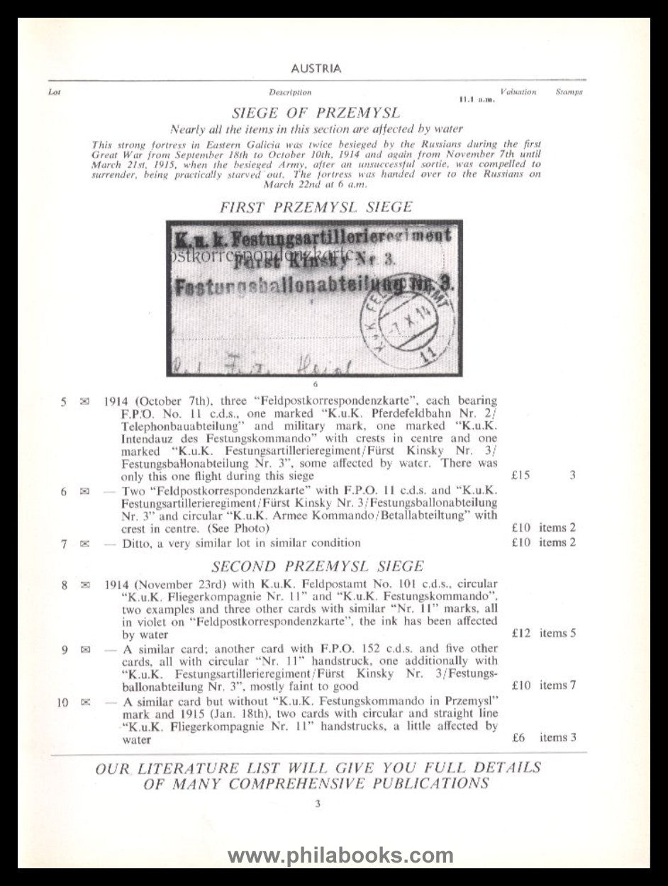 RobsonLowe, Auktion, 1959-03 'Bute'
