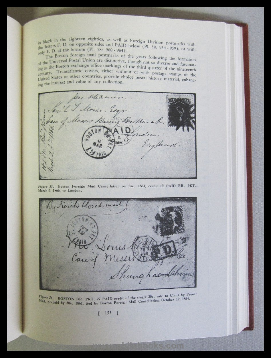 Blake/Davis, Boston Postmarks to 1890, Quarterman- Reprint der Ori ...