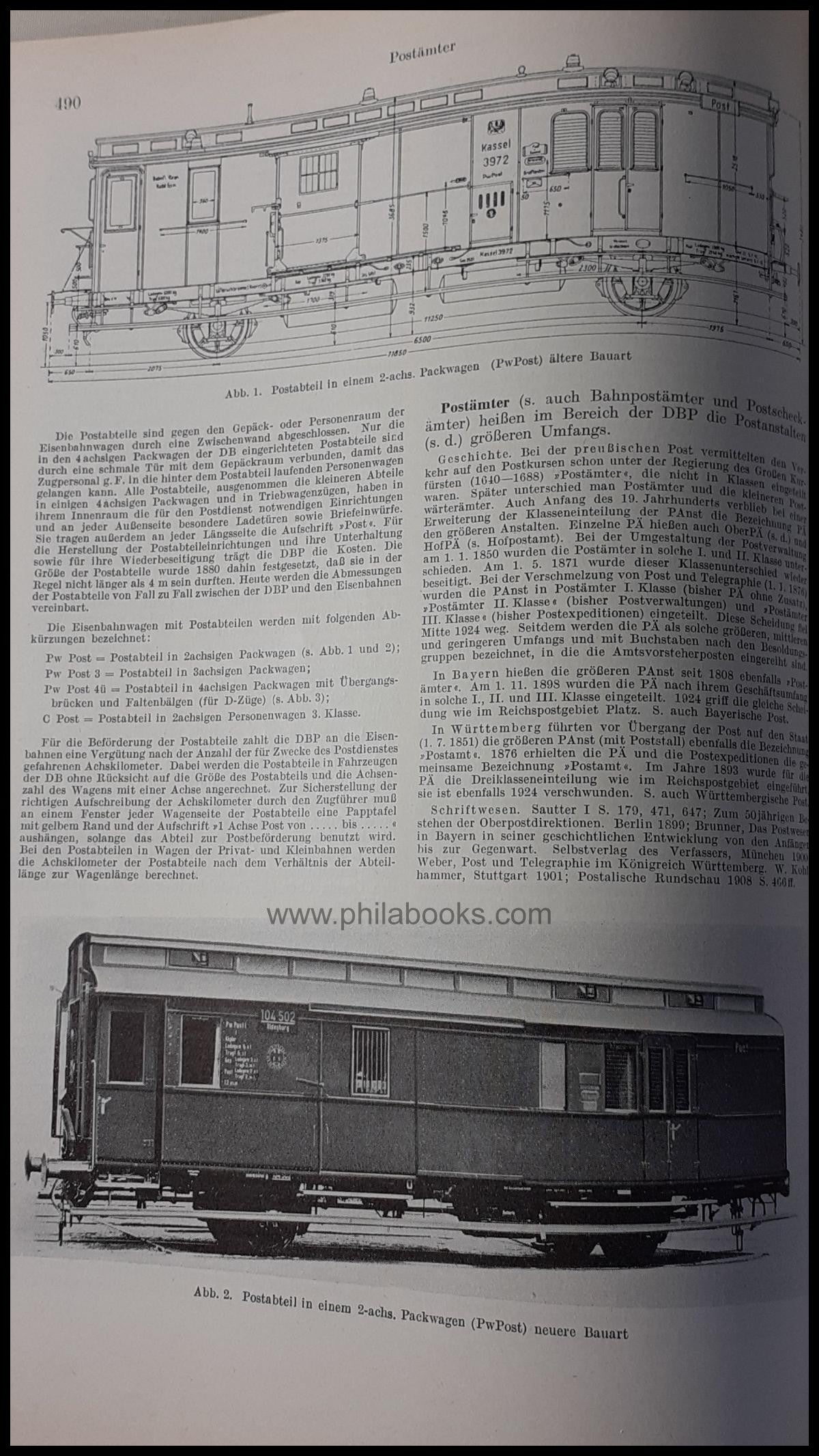 Bundesministerium für das Post-und Fernmeldewesen, Handwörterbuch ...