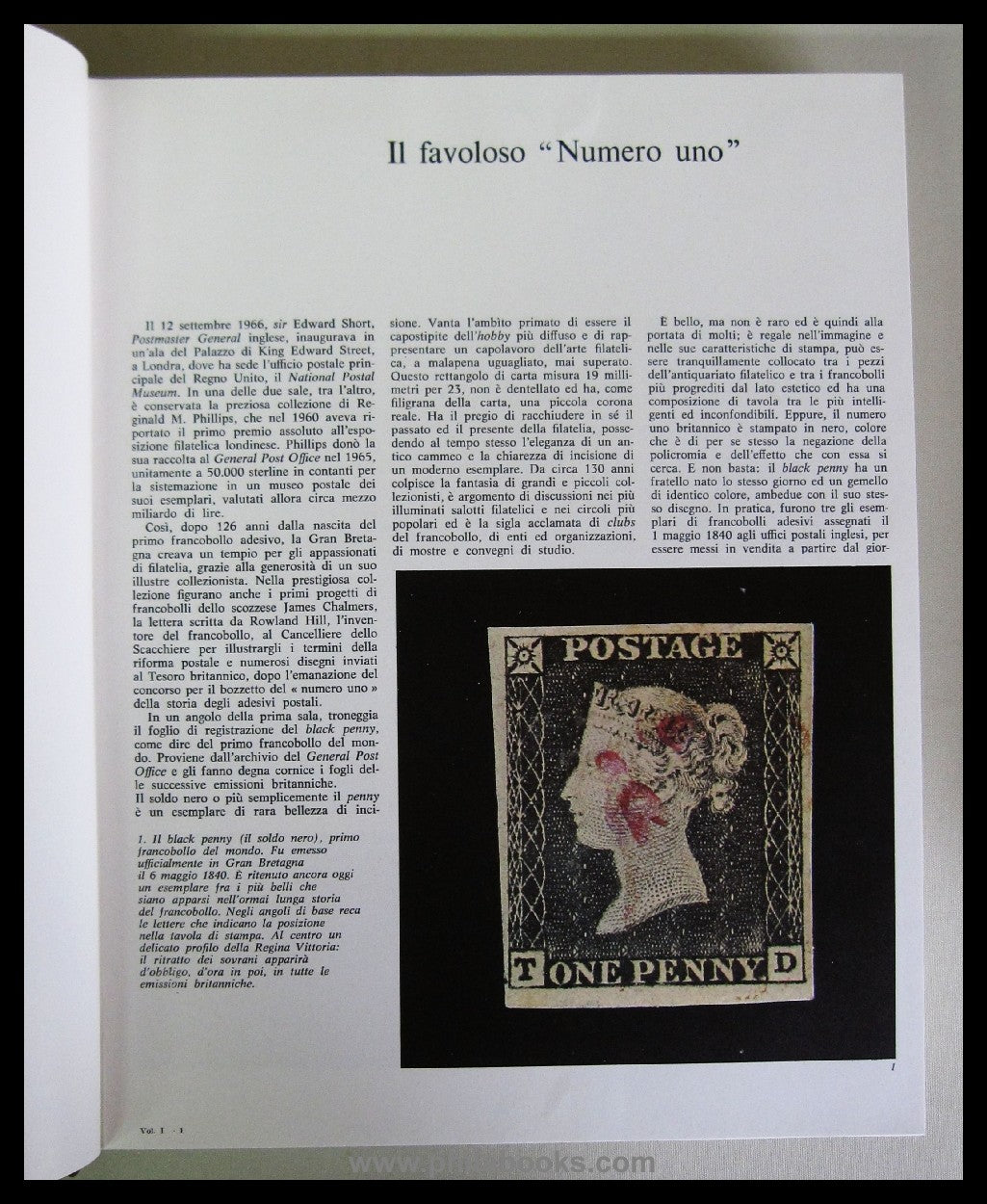 Apollonio, Fulvio: Enciclopedia dei francobolli, 1968, 2 großforma ...