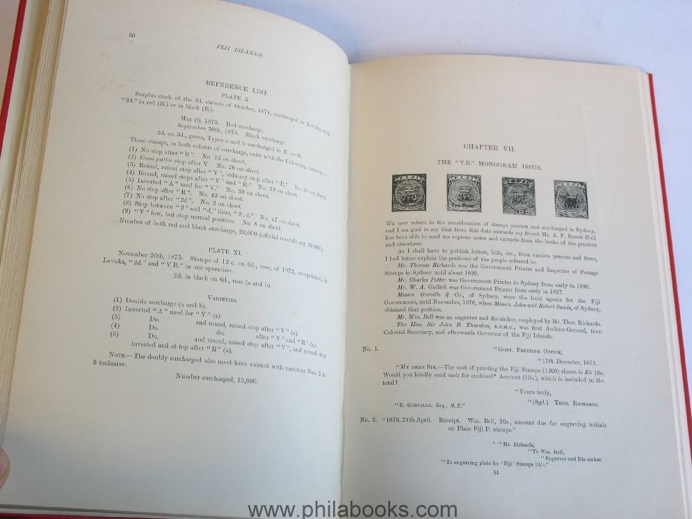 Phillips, Charles J., The Postage Stamps etc. of the Fiji Islands, ...