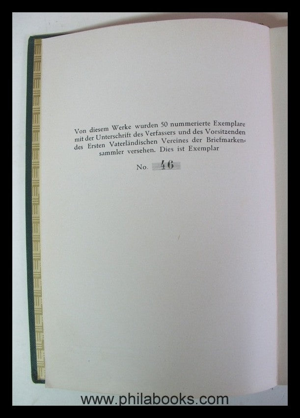 Térfi, Béla: Ungarische Postabstempelungen, Verlag Erster Vaterlän ...