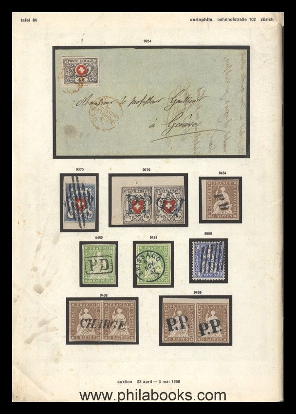 Corinphila, auction ex 045, 1958-04