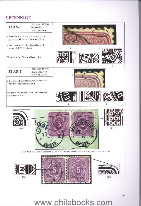 Kretschmann, Gerd, Freimarkenausgabe PFENNIGE, Deutsches Reich 187 ...