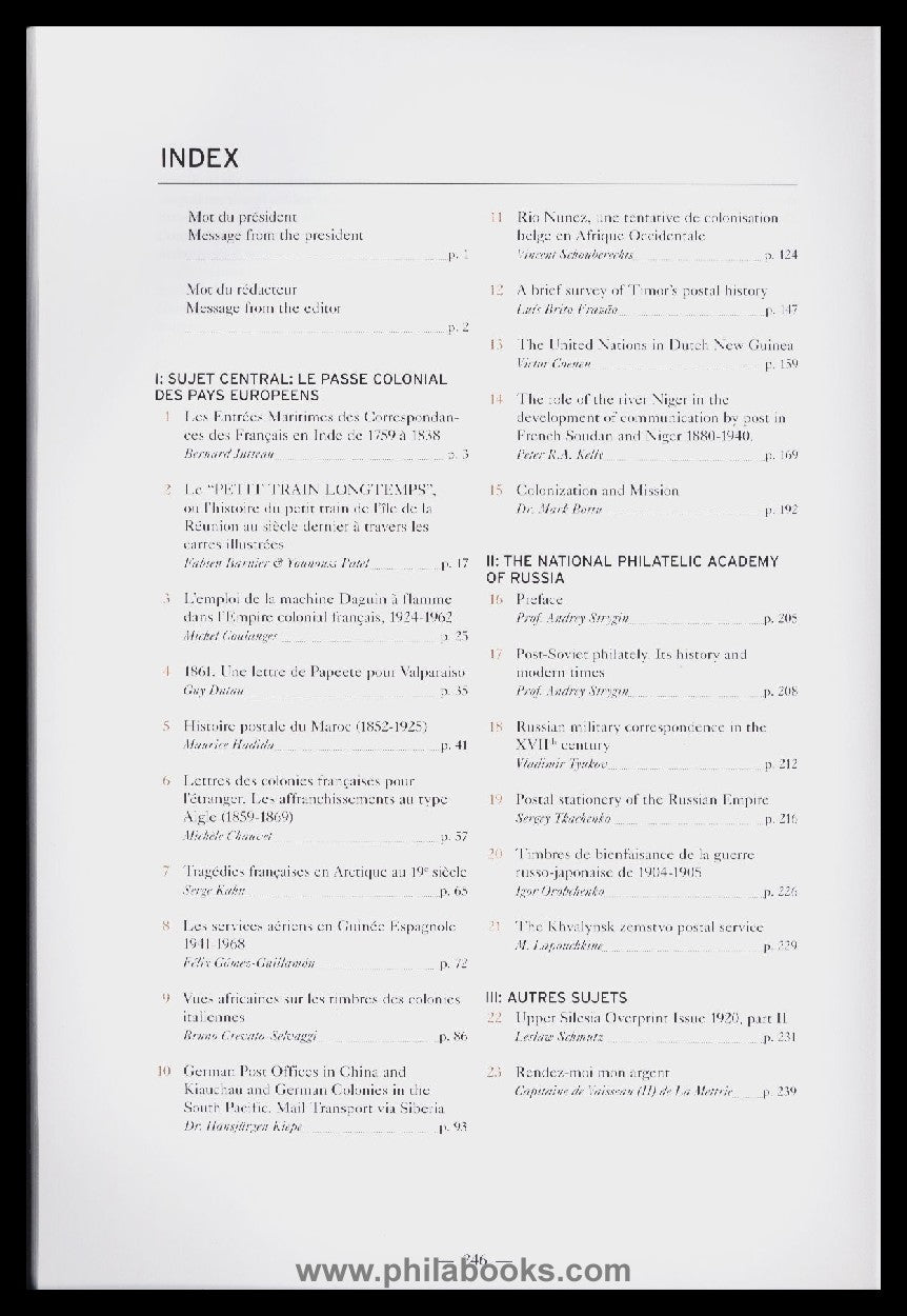 Académie Europèenne de Philatèlie, Opus X, 2010, 247 S., viele Abb ...