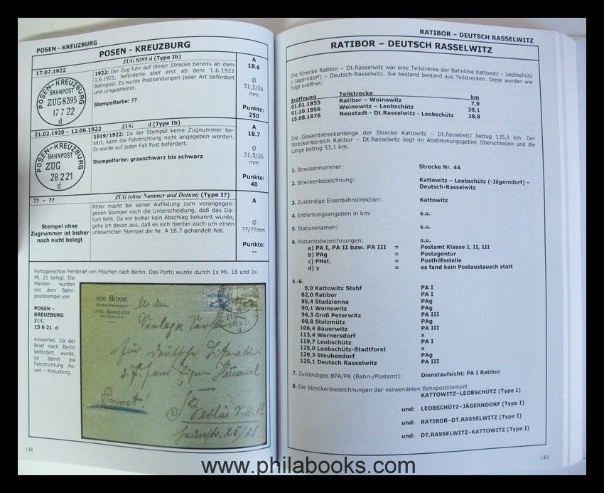 Gruber, G., Bahnpost im Abstimmungsgebiet Oberschlesien 1920-22, 2 ...