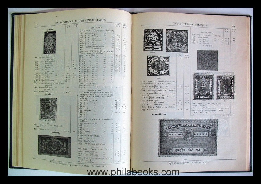 Morley, W., Walter Morley's Catalogue and Price List of the Revenu ...