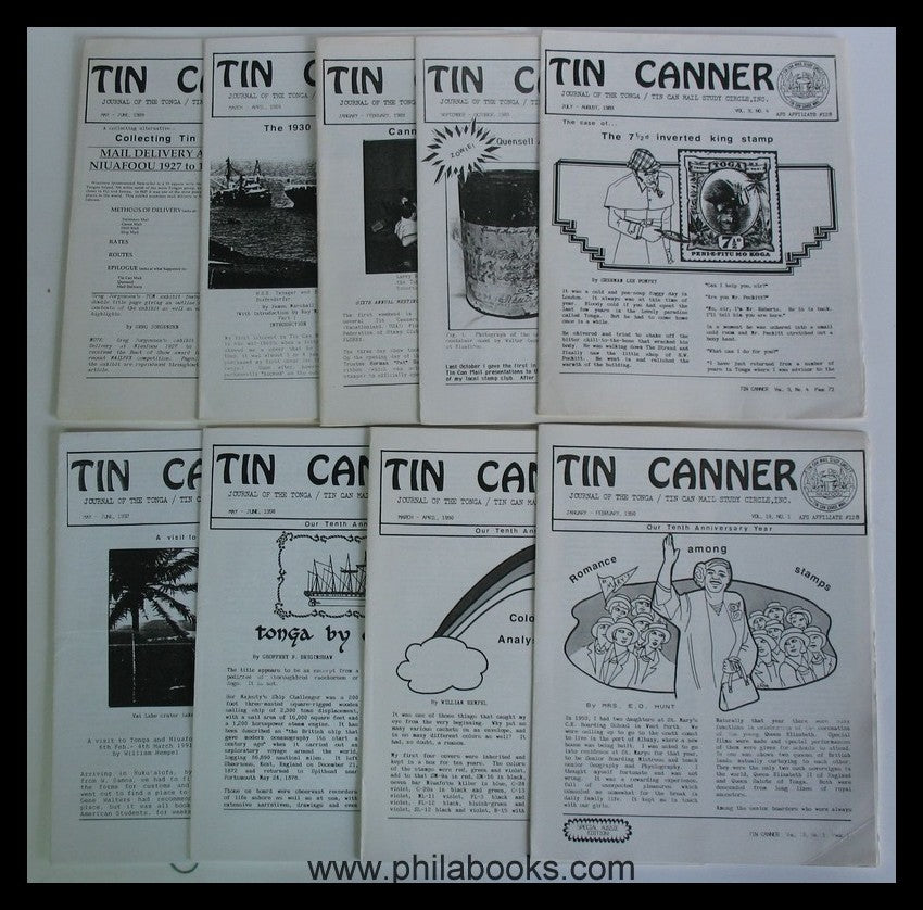 Tonga, Tin Canner, Journal of the Tin Can Mail Sudy Circle, 9 Heft ...