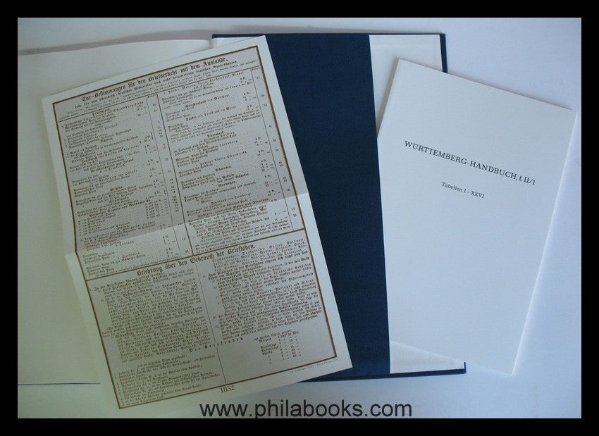 Brühl/Thoma, Handbuch der Württemberg-Philatelie, Kreuzerzeit (185 ...