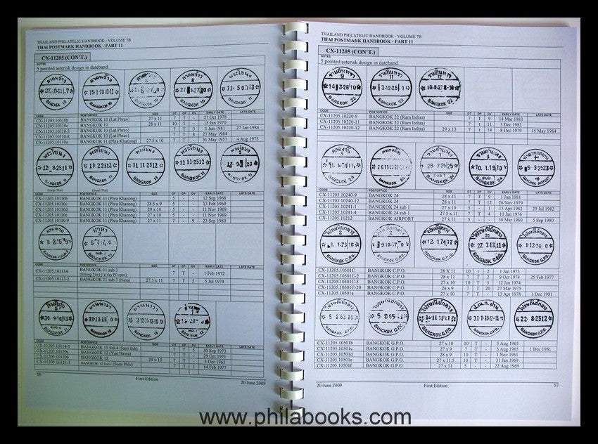 Blakeney, H. R., Thailand Philatelic Handbook Vol. 7B, Thai Postma ...