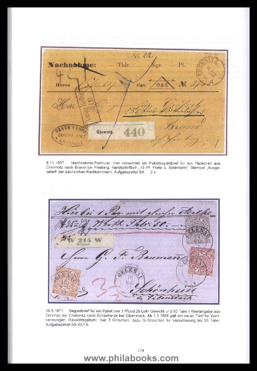 Bruns, W., Altdeutschland Fahrpostbriefe 1824- 1874, 2002, postges ...