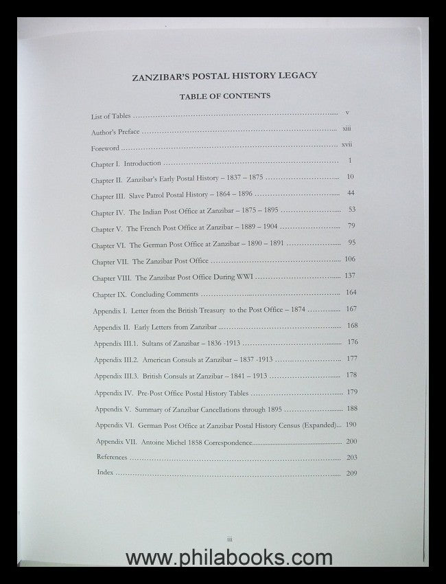Dubro, Gary A., Zanzibar's Postal History Legacy, 2012, das Standa ...