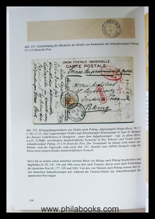 Knieper, M., Kriegspost Kiautschou, Eine Darstellung zur Postgesch ...