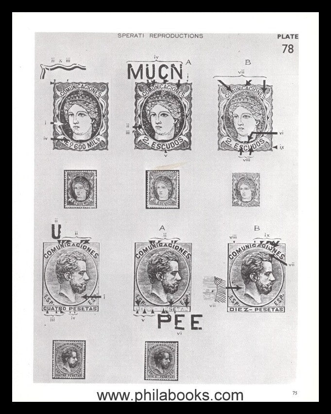 La Obra de Jean de Sperati, Espana y Colonias Espanolas, Publicada ...