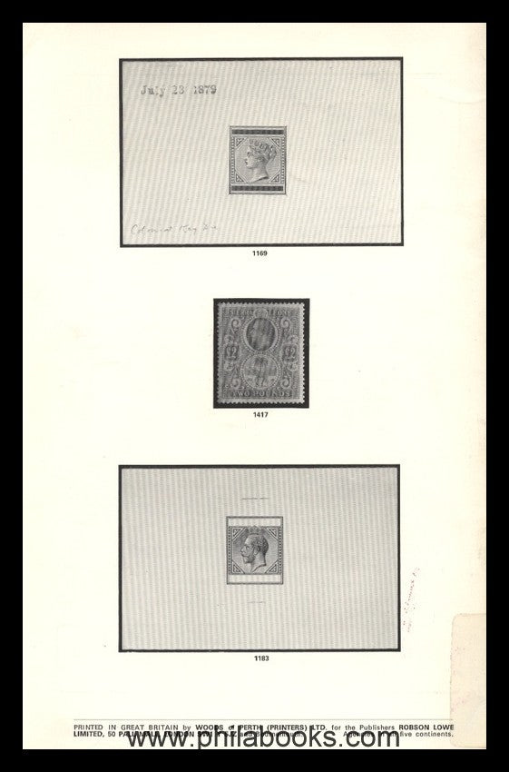 RobsonLowe, Auktion, 1973-06