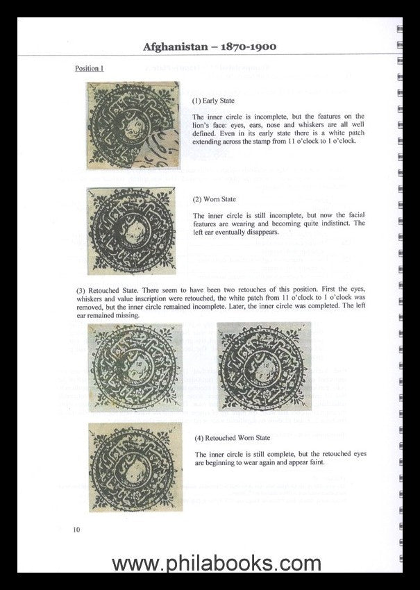 Jack, R., Afghanistan 1870-1900, A Specialised Catalogue, 1st Edit ...