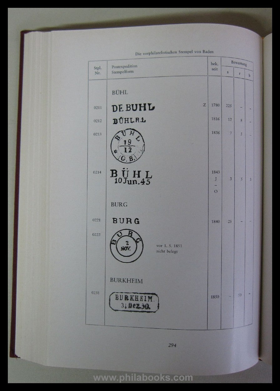 Baden-Handbuch I-III kpl., Vorphila und Freimarkenausgaben und Abstempelungen