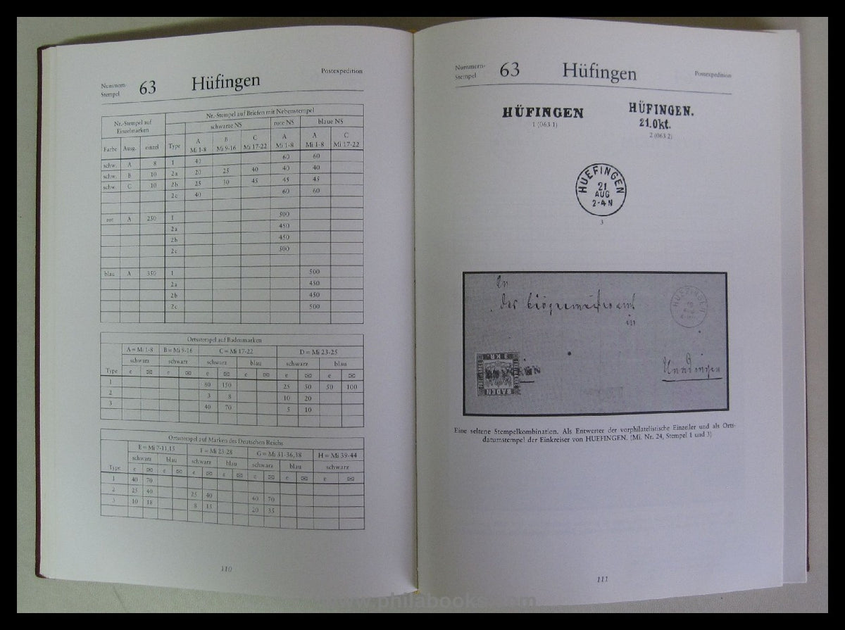 Baden-Handbuch I-III kpl., Vorphila und Freimarkenausgaben und Abstempelungen
