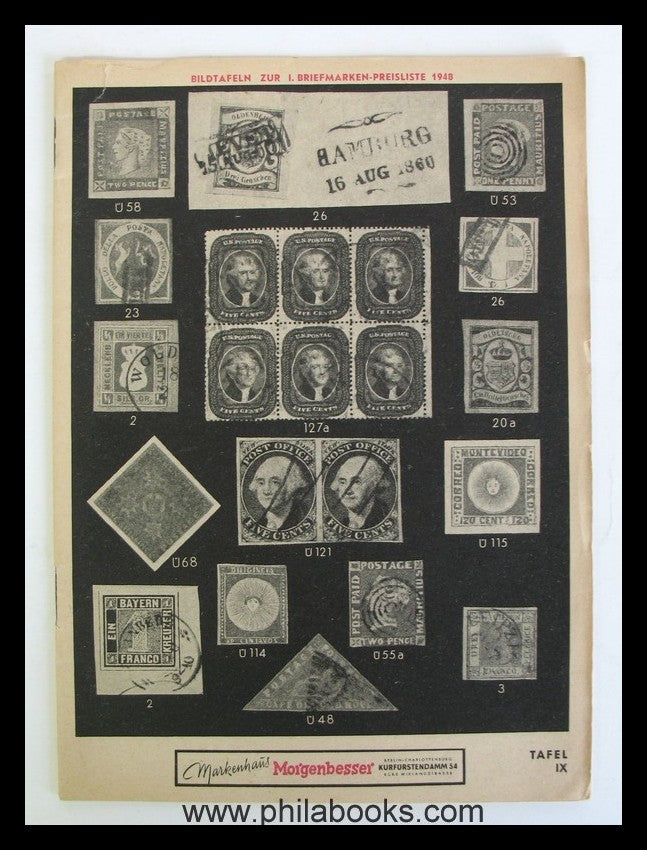 Morgenbesser, the special house for rarities, first stamps Pre ...