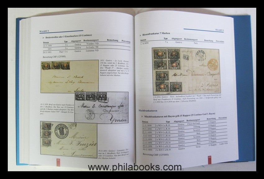 Schäfer, R., Schweiz Kantonalmarken 1.März 1843 bis 30. September ...